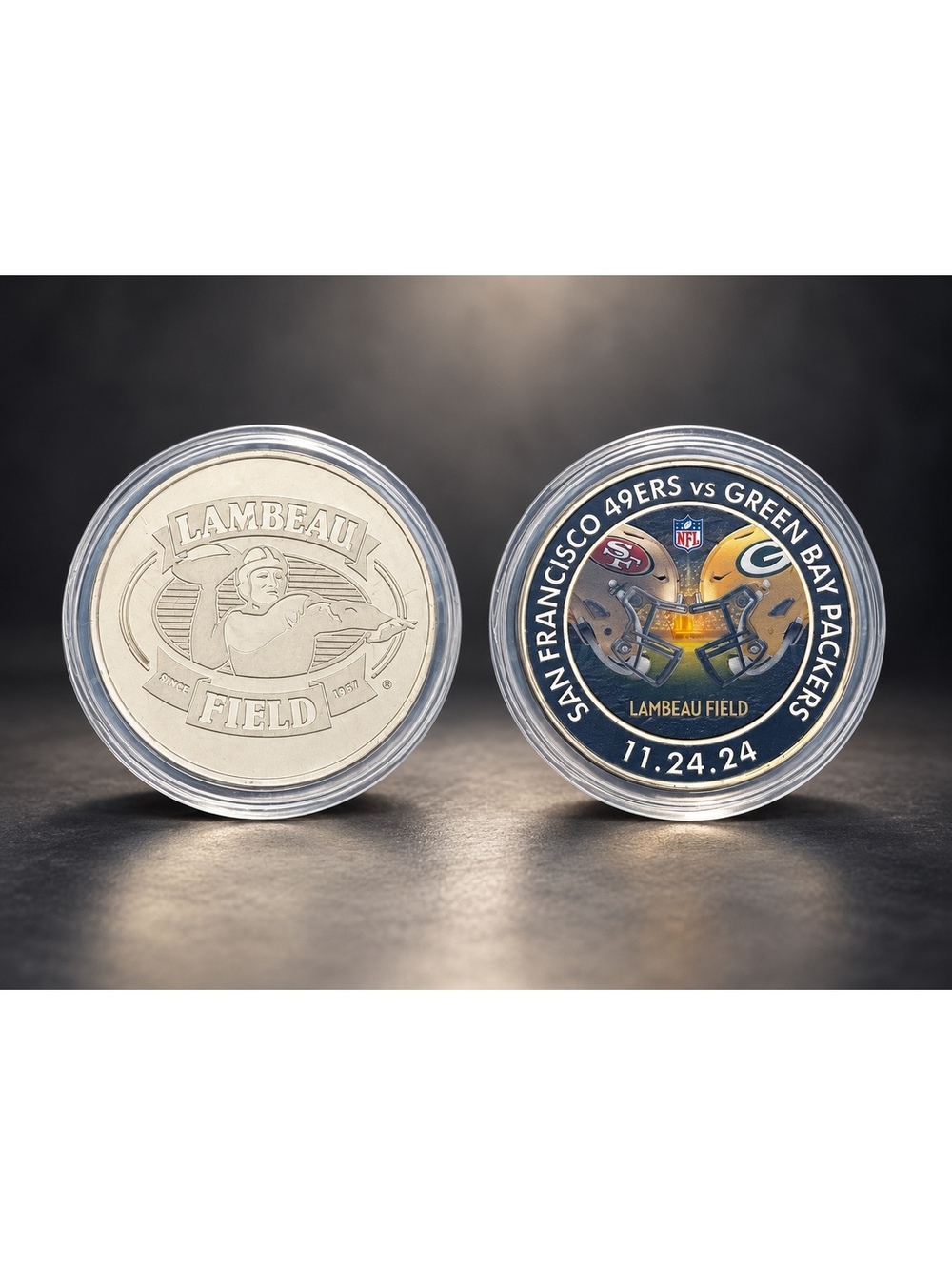 Green Bay Packers vs San Francisco 49ers 11/24/24 Lambeau Field Coin